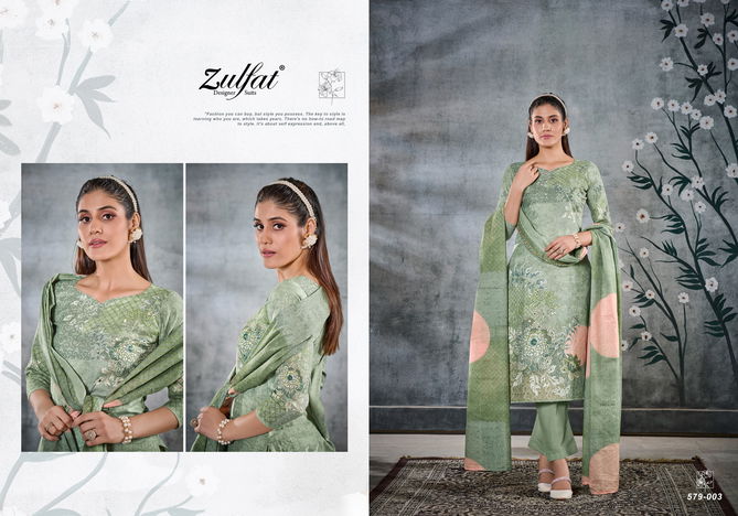 Summer Swag Vol 4 By Zulfat Cotton Printed Dress Material Wholesale Price In Surat
